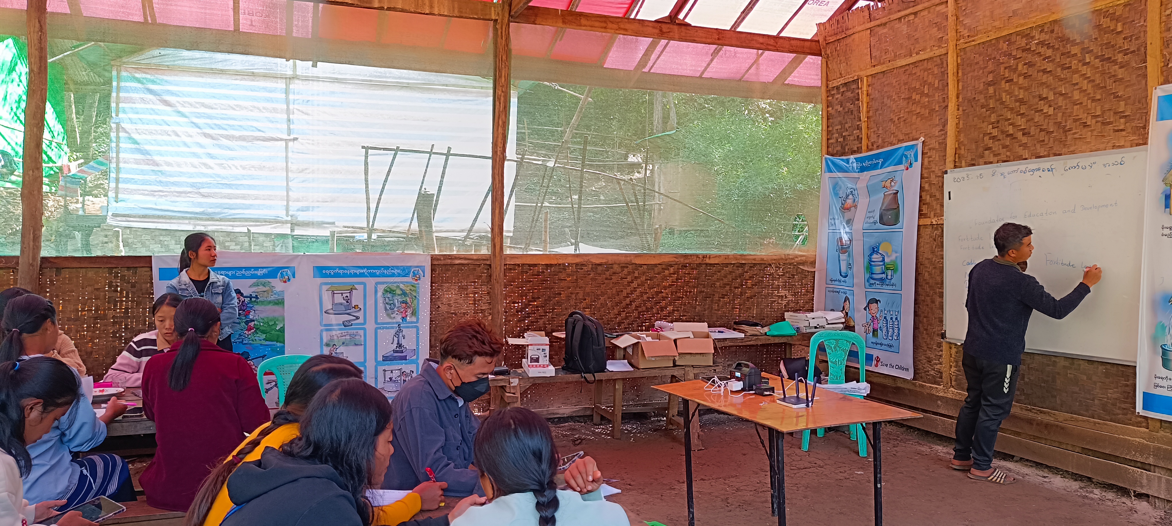 Students engaged in digital learning